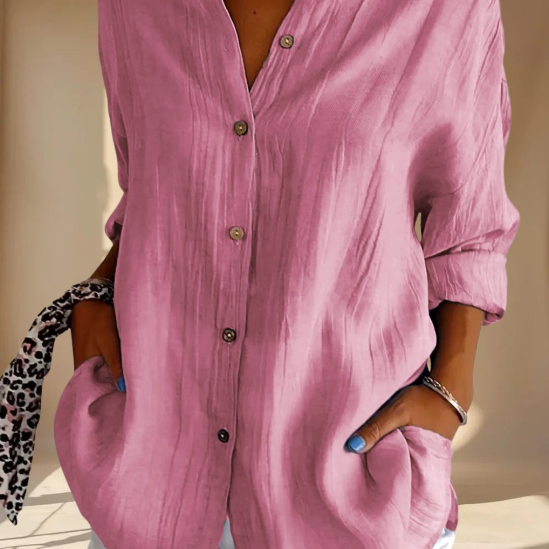 VelaLuxe™ | Klassiek overhemd met enkele knoopsluiting