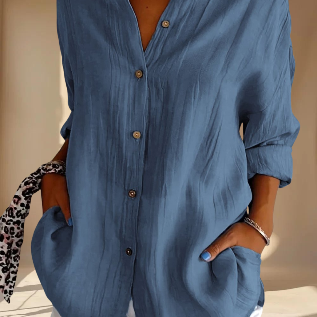 VelaLuxe™ | Klassiek overhemd met enkele knoopsluiting