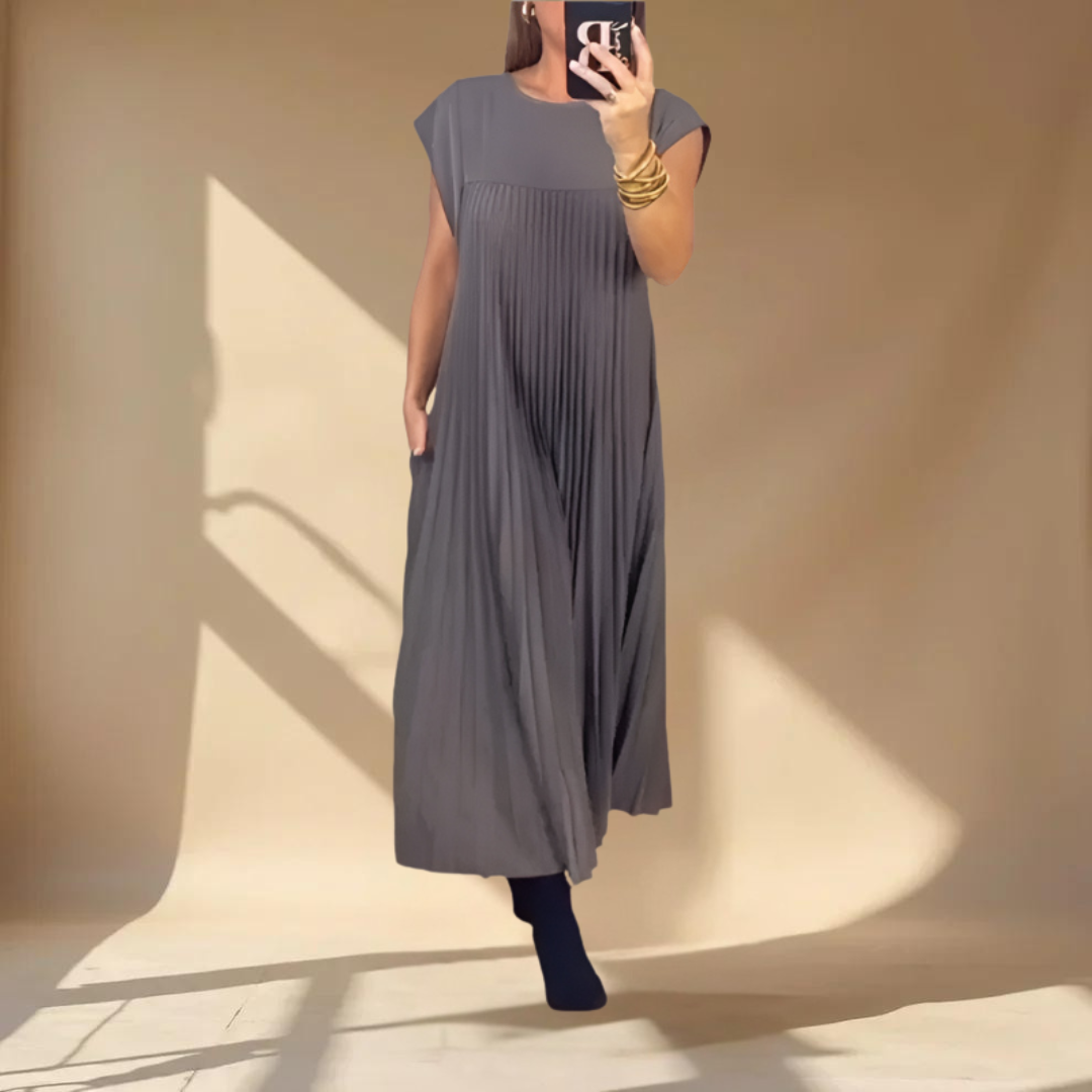 Millie™ | Mouwloze Lange Jurk