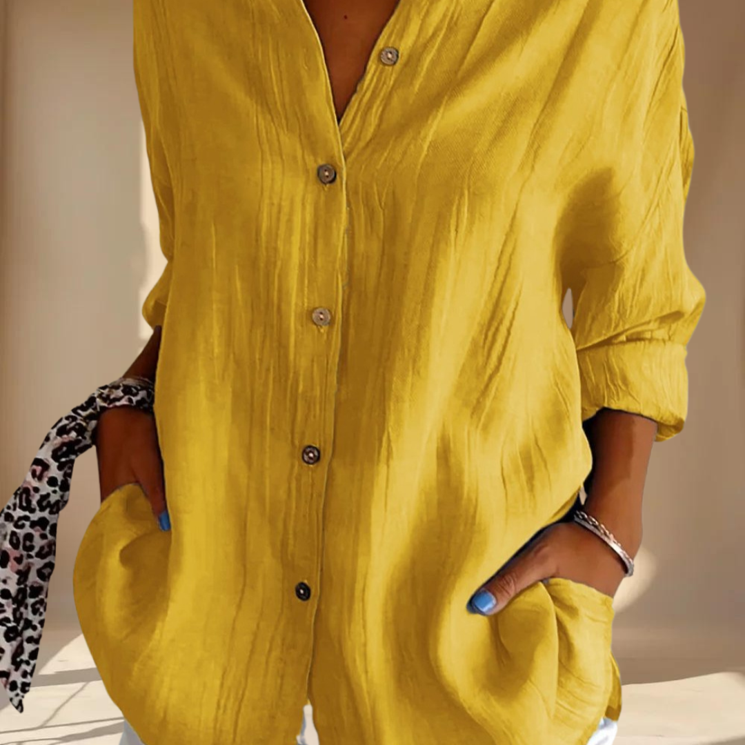 VelaLuxe™ | Klassiek overhemd met enkele knoopsluiting