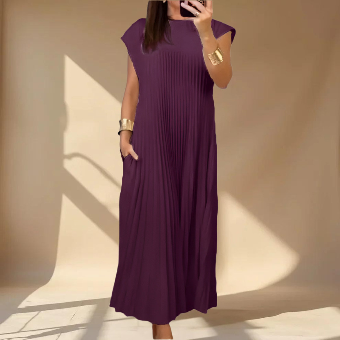 Millie™ | Mouwloze Lange Jurk