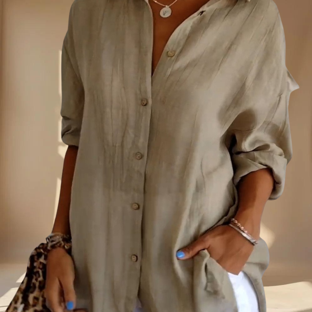 VelaLuxe™ | Klassiek overhemd met enkele knoopsluiting