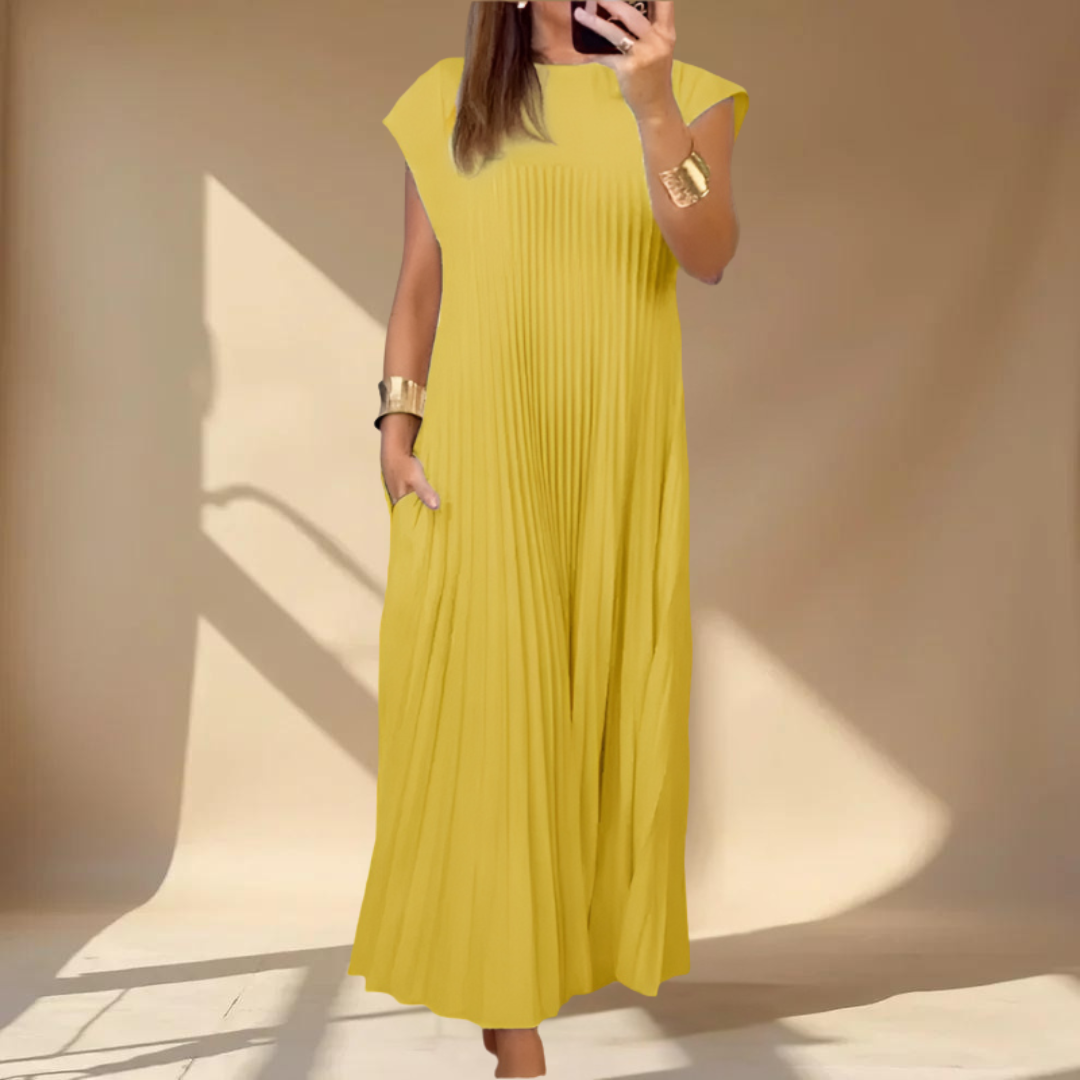 Millie™ | Mouwloze Lange Jurk