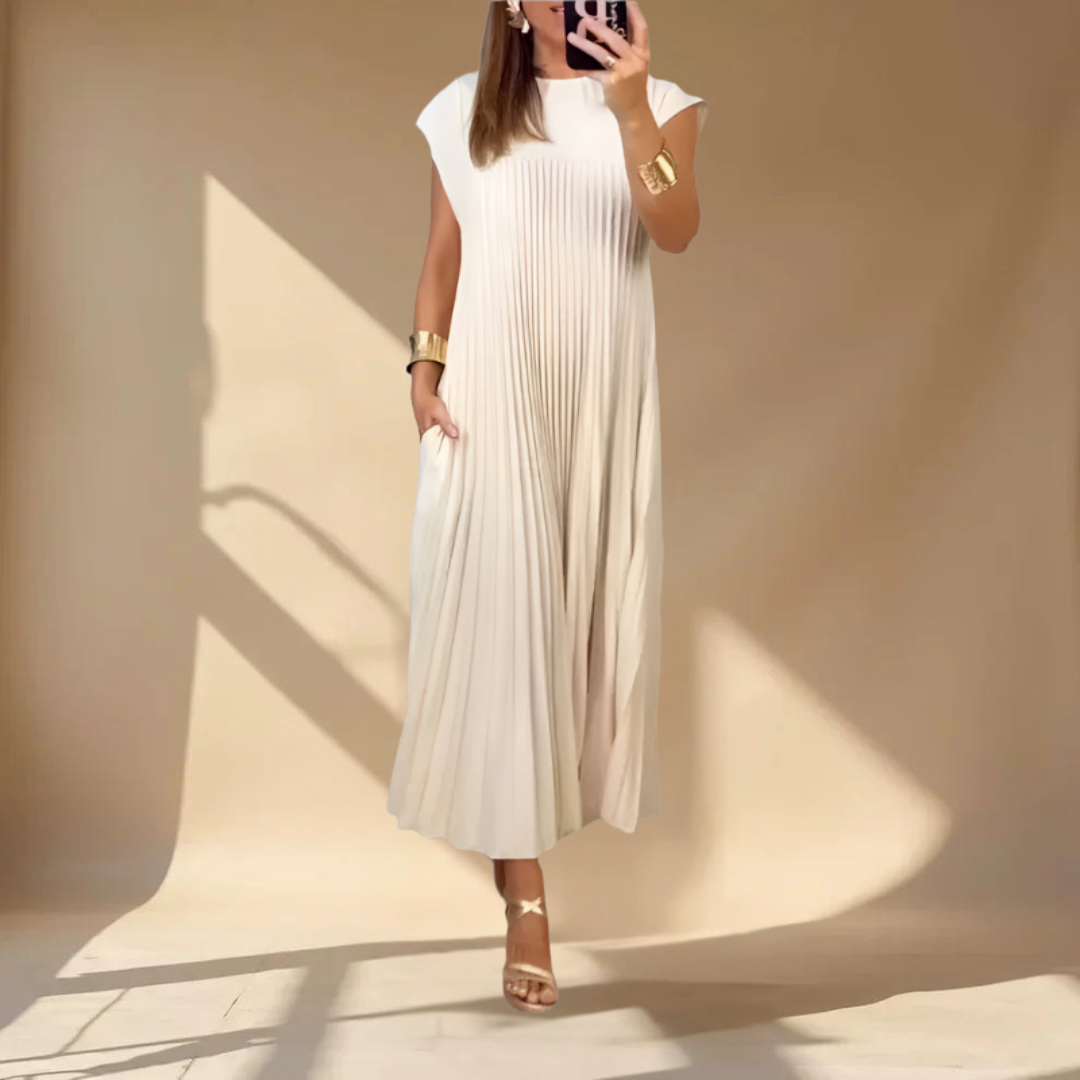 Millie™ | Mouwloze Lange Jurk