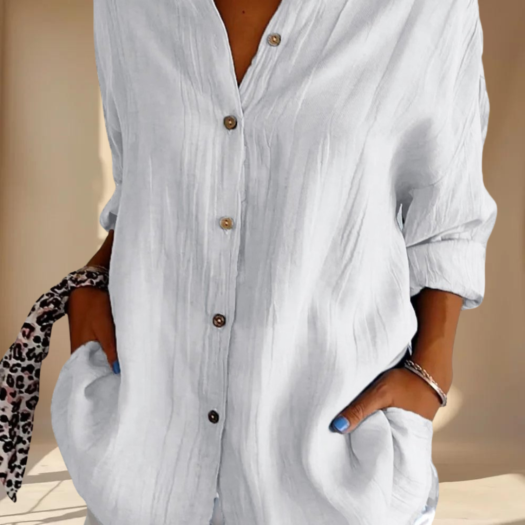 VelaLuxe™ | Klassiek overhemd met enkele knoopsluiting