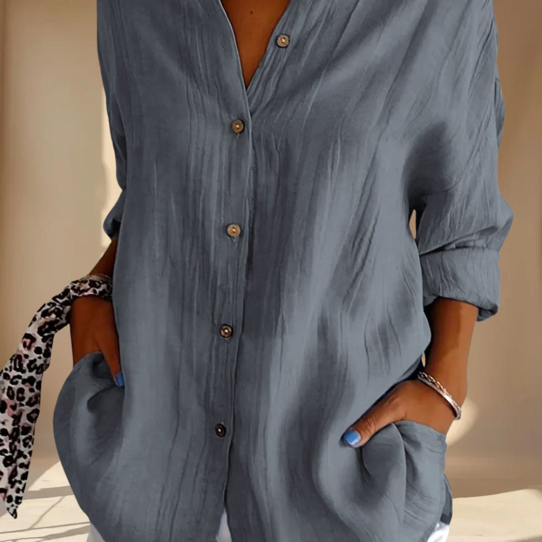 VelaLuxe™ | Klassiek overhemd met enkele knoopsluiting