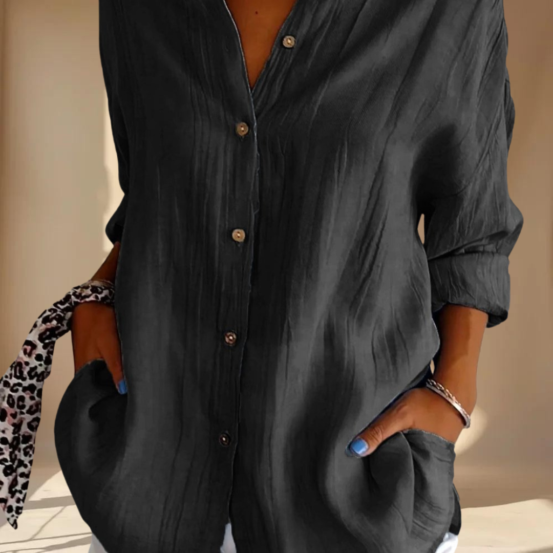 VelaLuxe™ | Klassiek overhemd met enkele knoopsluiting