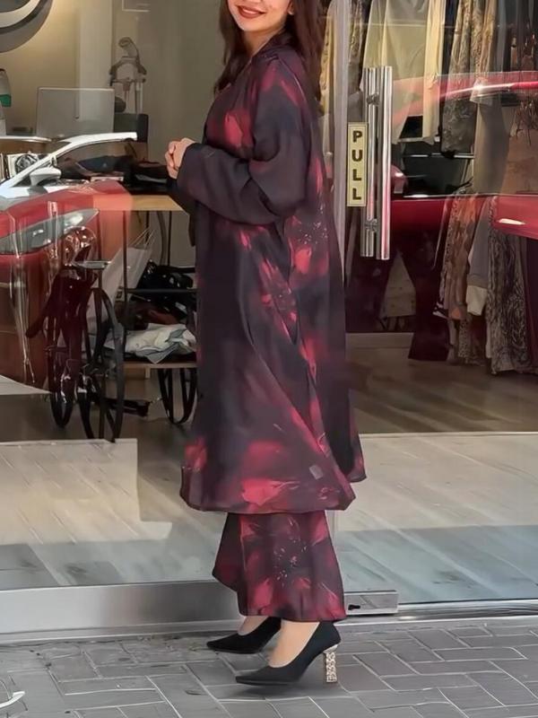 2-Delig elegante jurk met broek