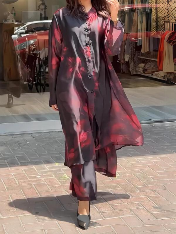 2-Delig elegante jurk met broek